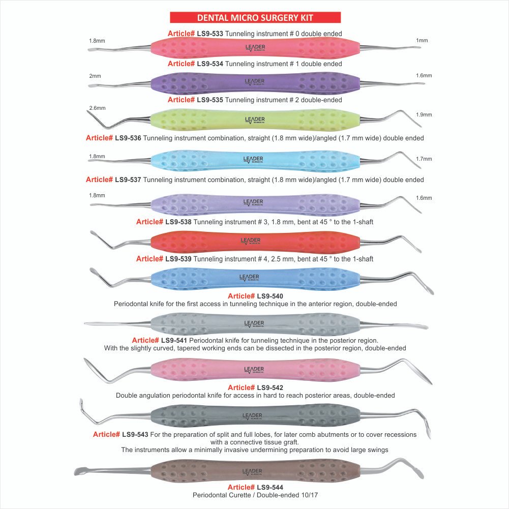 LS9-533 TO LS9-544 DENTAL MICRO SURGERY KIT DENTAL MICRO SURGERY KIT - Image 1